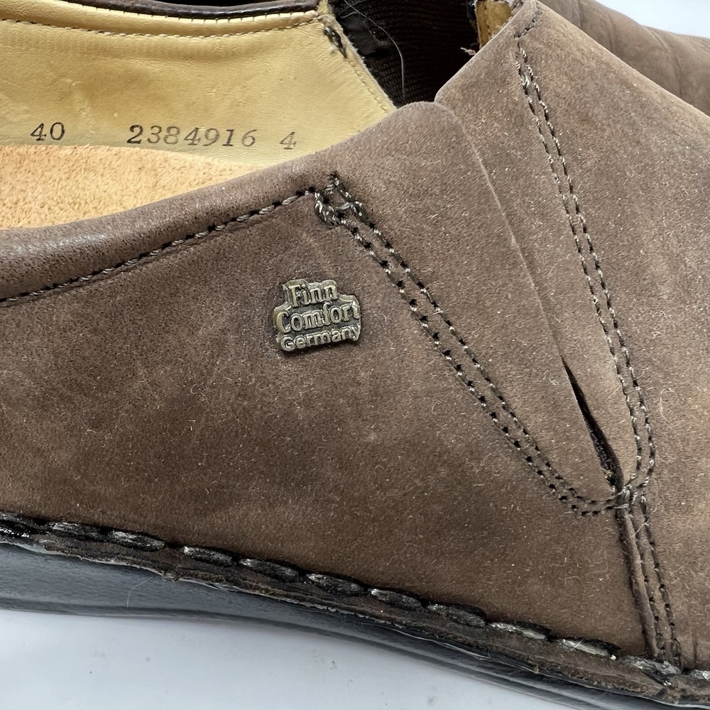 Finn Comfort Newport Brown Slip On Shoes  Women's US Size 9-9.5 EU 40 - Picture 7 of 11